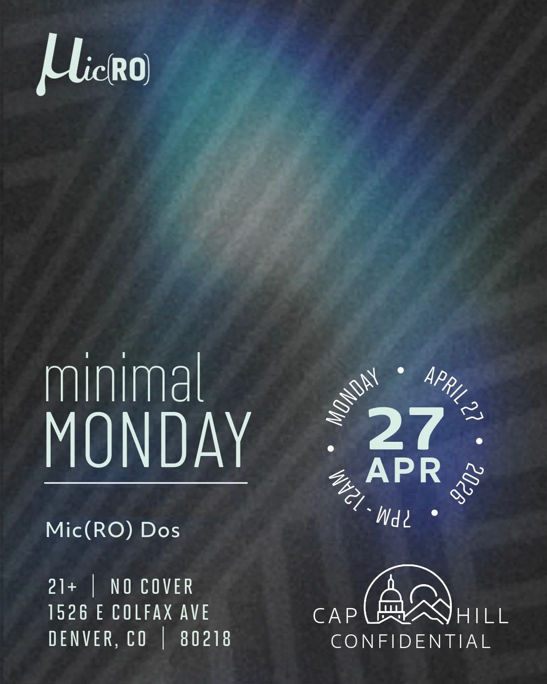Minimal Monday: Between the Realms & Flaming Olive event artwork