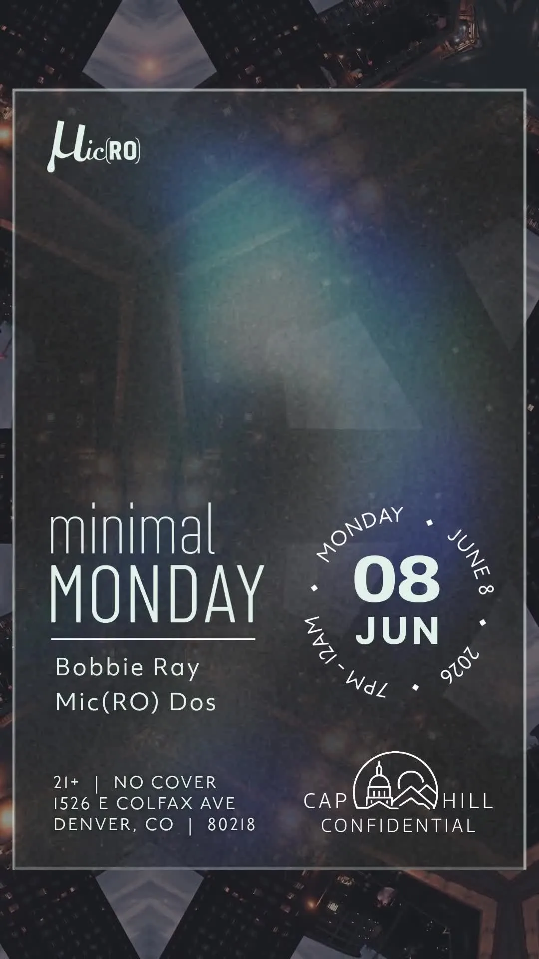 Minimal Monday: Bobbie Ray event artwork
