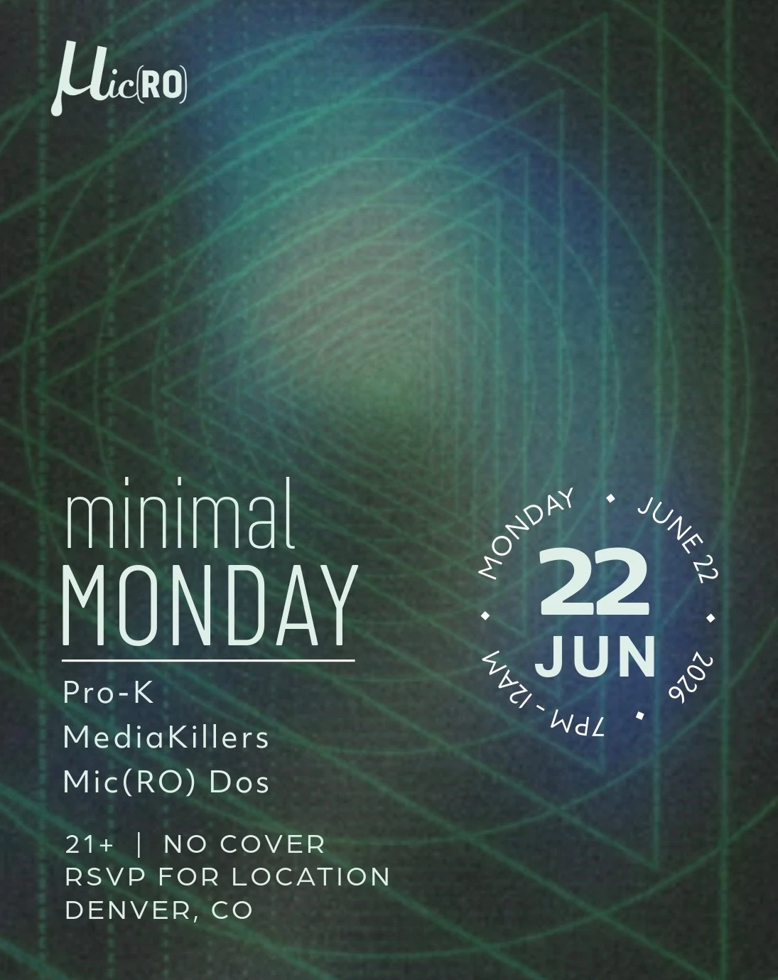 Minimal Monday: Delicious SD event artwork