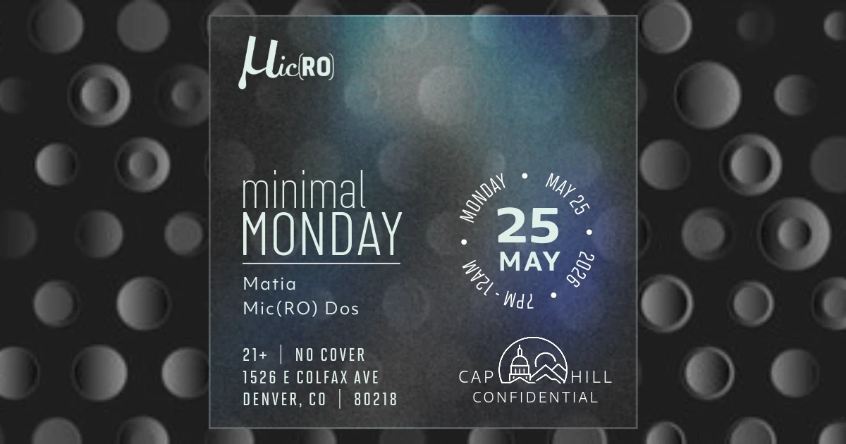 Minimal Monday: Matia event artwork