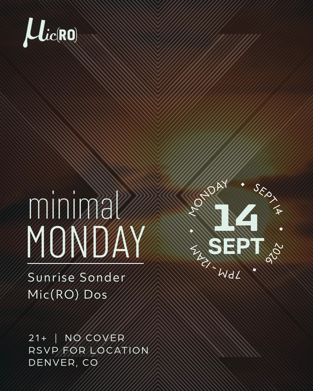 Minimal Monday: Sunrise Sonder event artwork