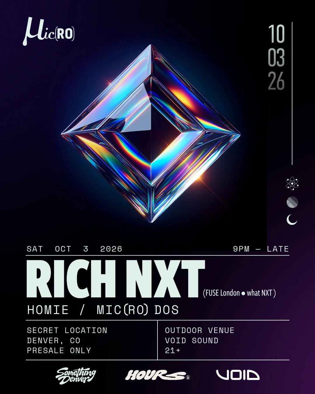 Mic(RO) Presents: Rich NxT event artwork