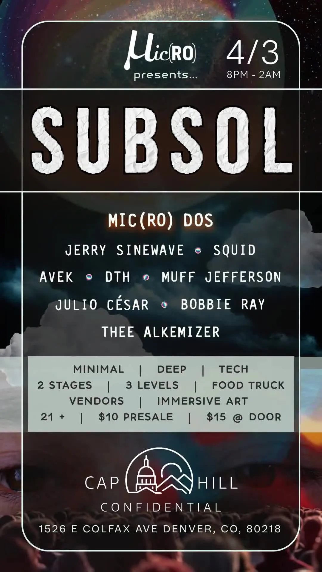 Mic(RO) Presents: Subsol event artwork
