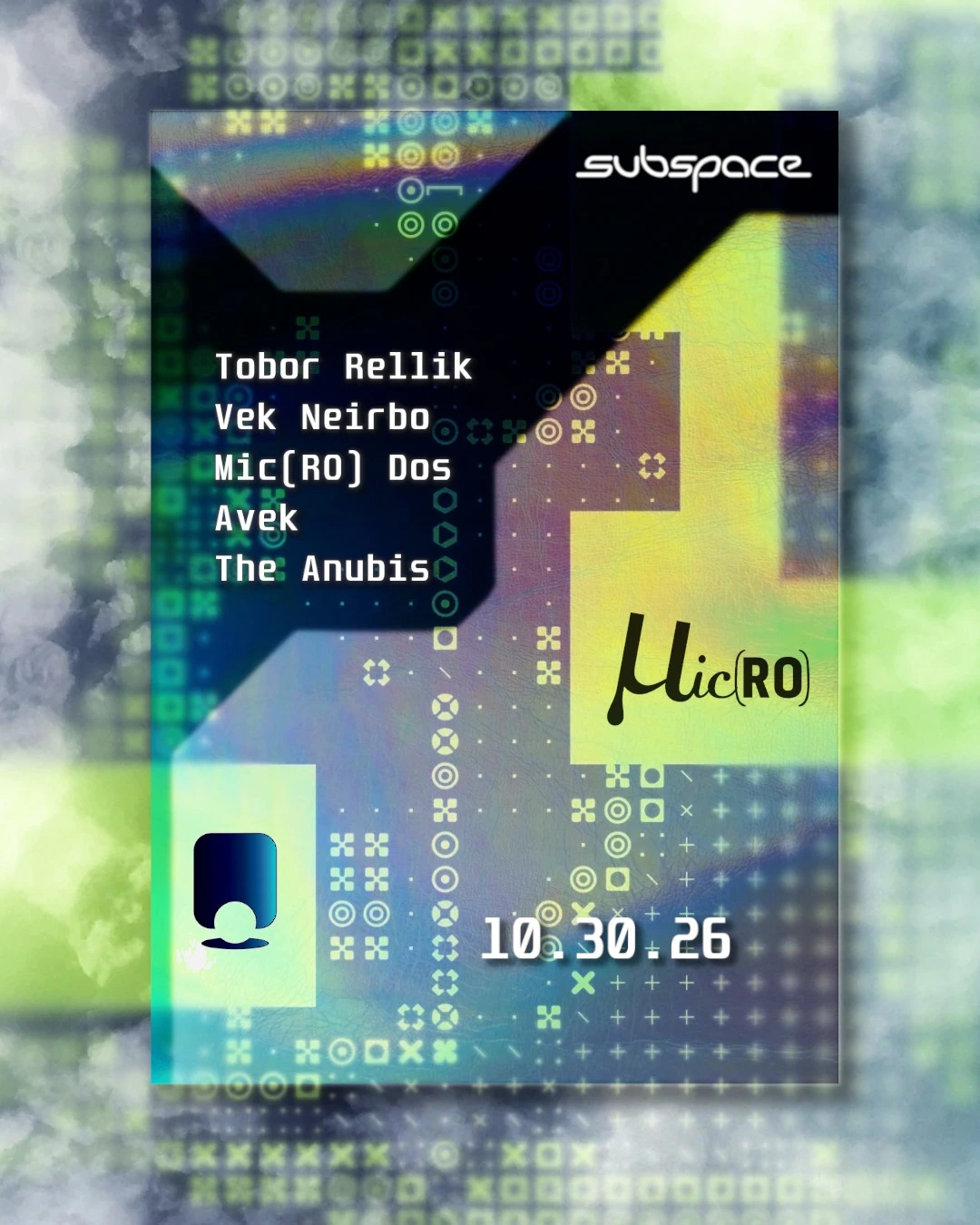 Mic(RO) Presents: Tobor Rellik event artwork