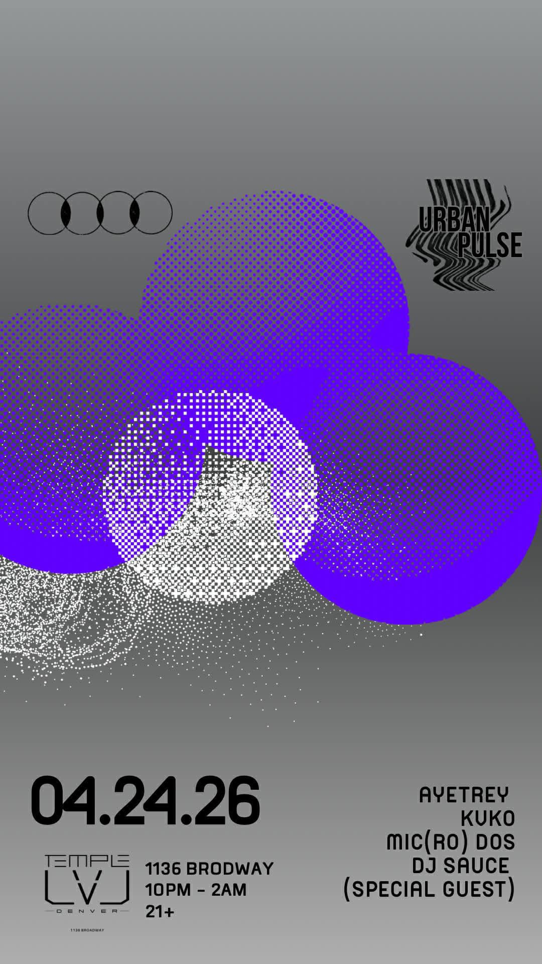Urban Pulse: Temple Denver event artwork